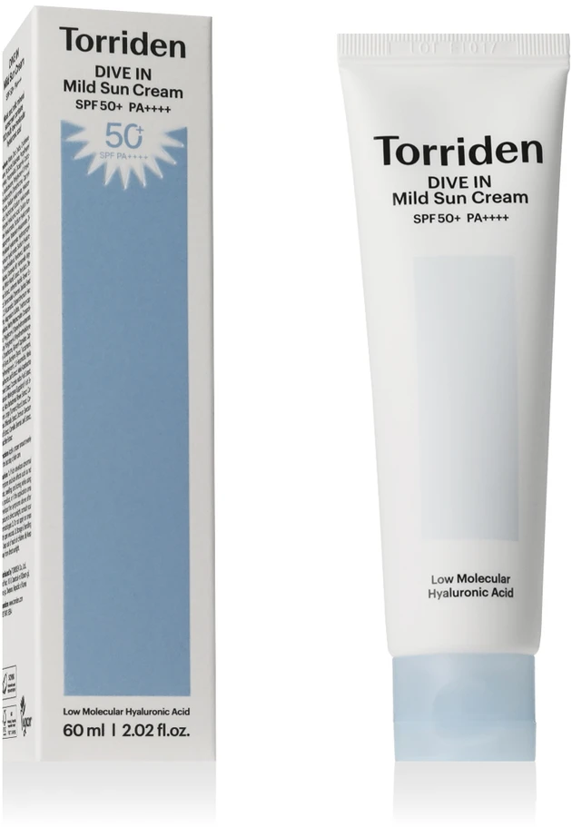 Torriden DIVE-IN švelnus apsauginis kremas nuo saulės 60 ml