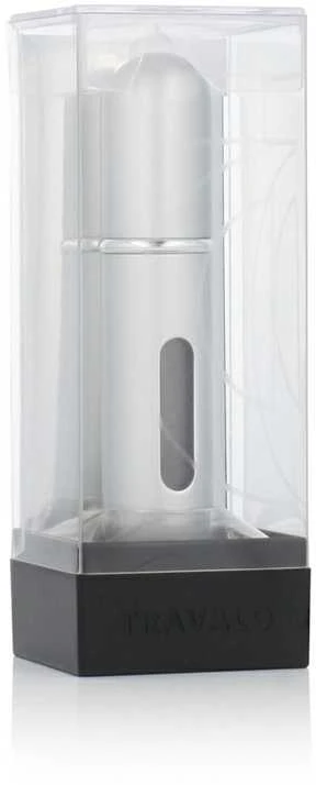Travalo Classic HD Sidabrinis pildomas kvepalų buteliukas (atomaizeris), 5 ml