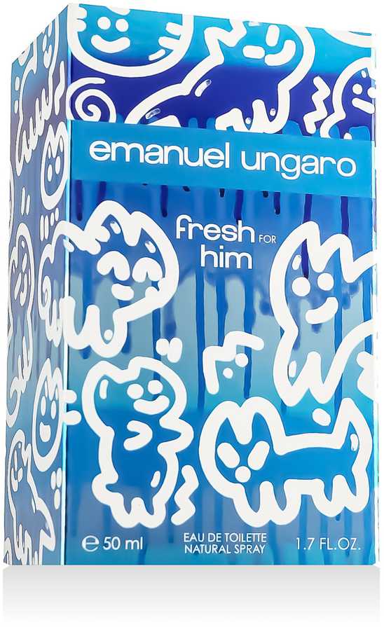 Emanuel Ungaro Fresh For Him EDT tualetinis vanduo vyrams, 50 ml