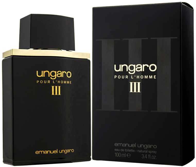 Tualetinis vanduo Emanuel Ungaro Por L Homme III Eau De Toilette Purškiklis 100ml