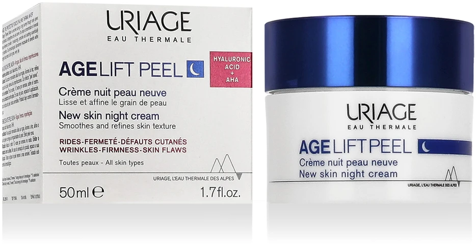 Uriage Age Lift Peel New Skin Night Kreminis Night Skin Kreminis moterims, 50 ml