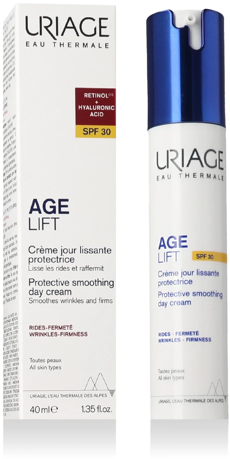 Uriage Age Lift Protective Smoothing Day Kreminis SPF 30 apsauginis dieninis kremas nuo raukšlių, 40 ml