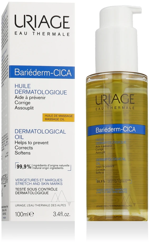 "Uriage Bariederm Cica-Oil" masažinis aliejus 100ml