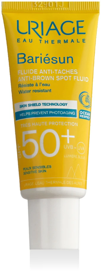 Uriage Bariésun Anti-Brown Spot Fluid veido priežiūros priemonė nuo saulės