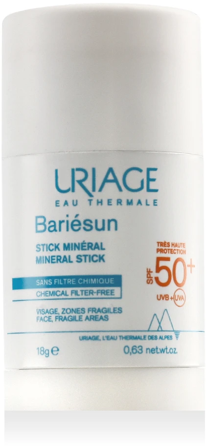 Mineralinis pieštukas nuo saulės Uriage BARIÉSUN SPF50+, 18 g