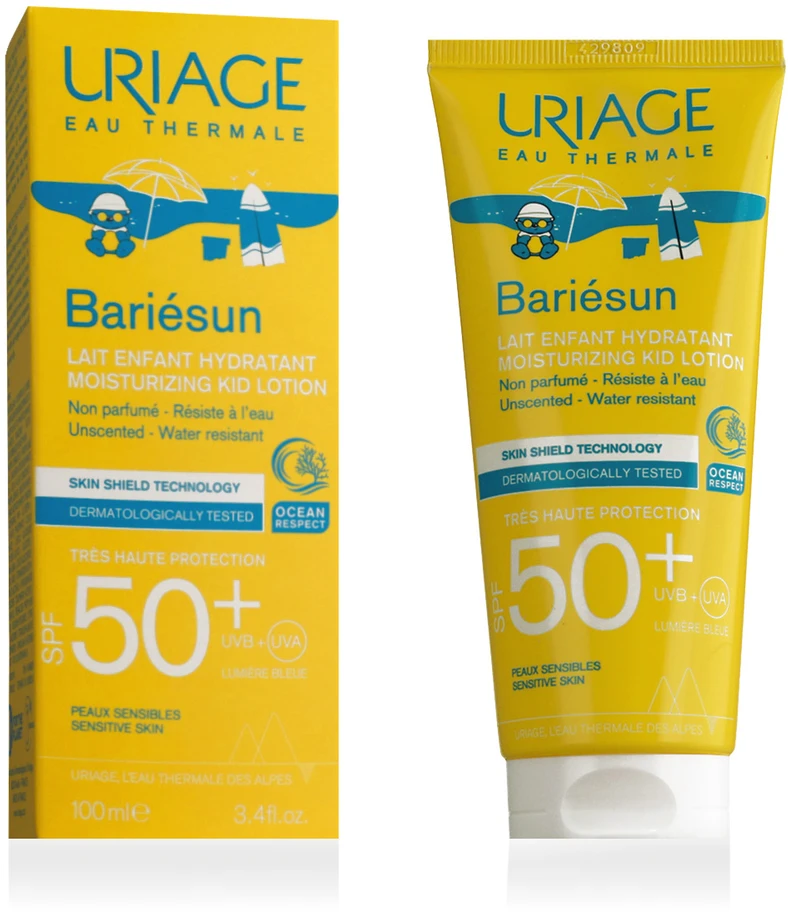 Uriage Bariésun Moisturizing Kid Lotion Sun Losjonas kūnui vaikams, 100 ml