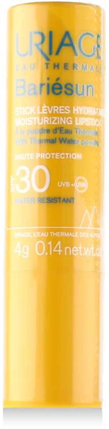 Uriage Bariésun Moisturizing Lipstick Lūpų balzamas SPF 30 nuo saulės saugantis lūpų balzamas, 4 g