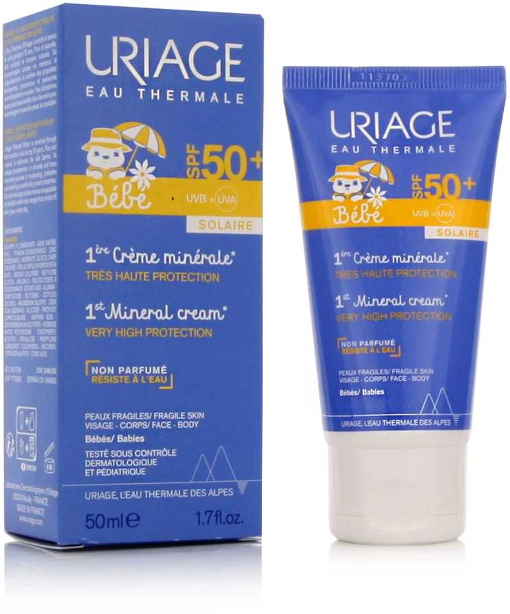 "Uriage Baby" mineralinis kremas SPF50+ 50ml