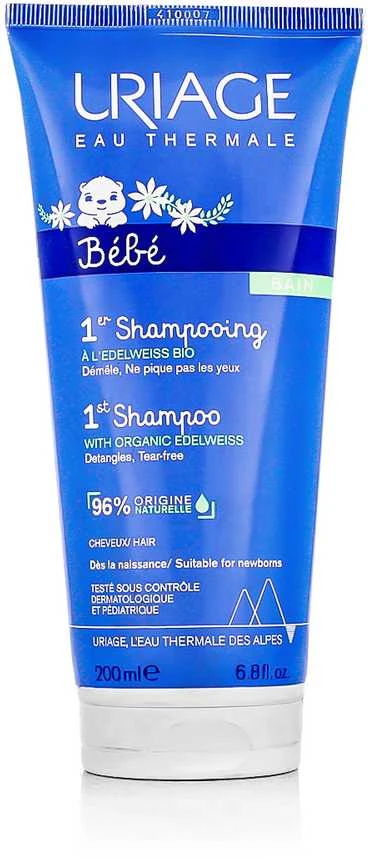 Uriage Baby 1st Šampūnas Extra Gentle valomasis šampūnas kūdikiams, 200 ml