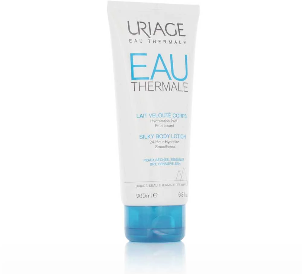 Uriage Eau Thermale Silky Losjonas kūnui drėkinamasis kūno losjonas sausai ir jautriai odai, 200 ml
