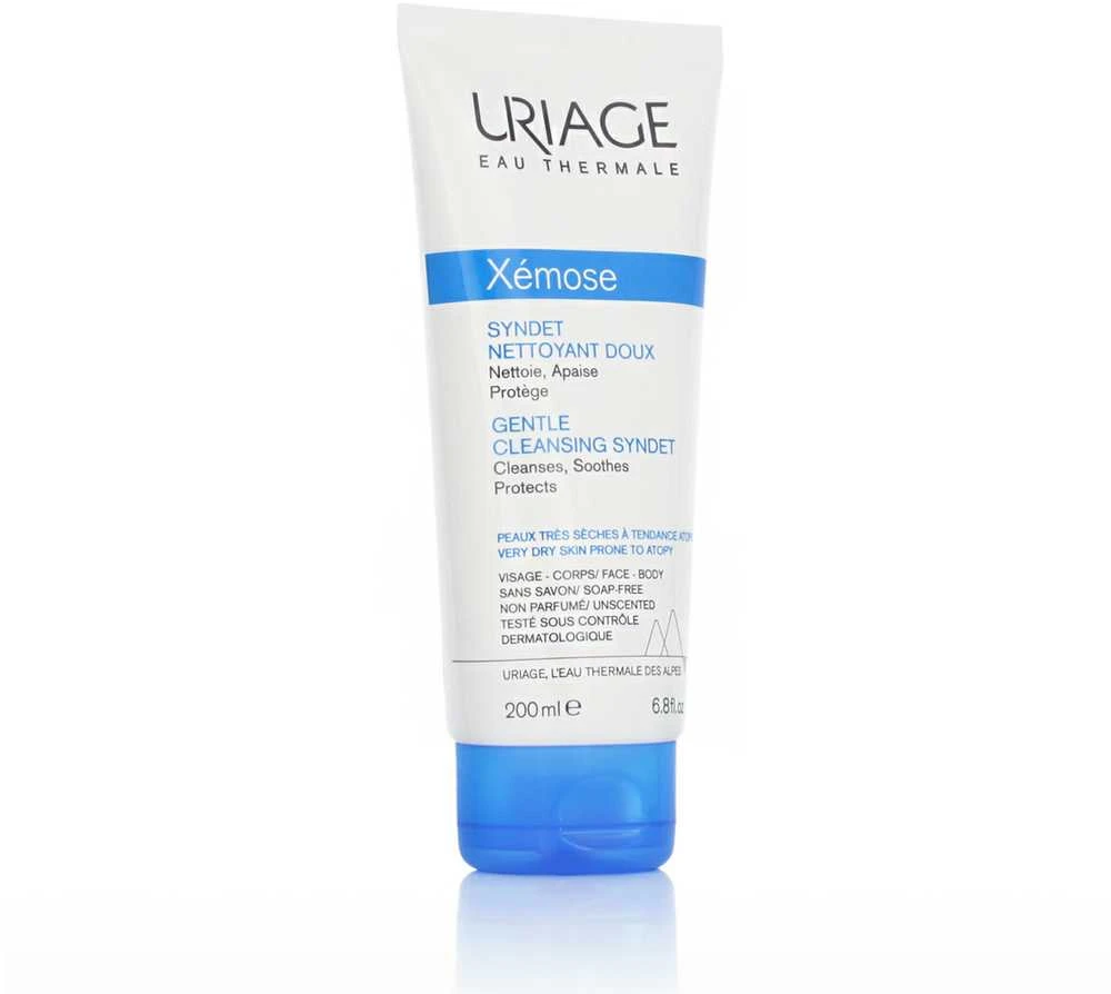 Uriage Xémose Gentle Cleansing Syndet Dušo želė valomasis kremas-gelis, 200 ml