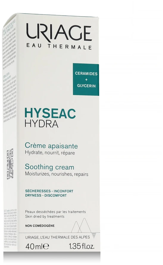 Uriage Hydra Hyseac Soothing Kreminis For Face veido kremas, 40 ml