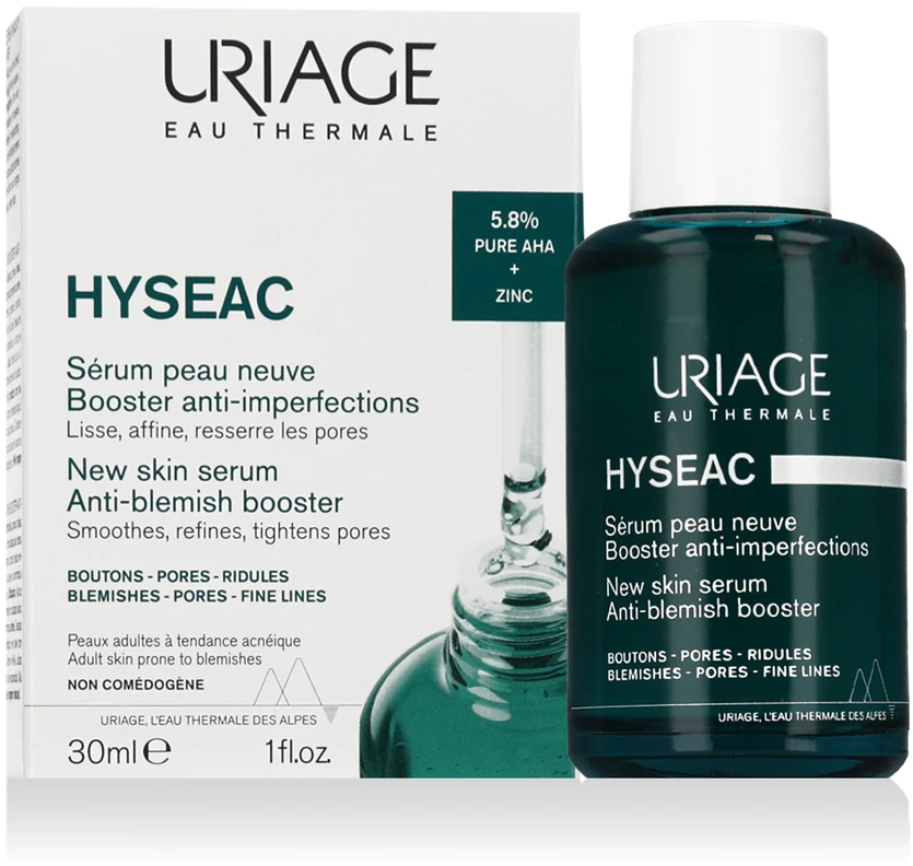 Uriage Hyseac Anti-Blemish Booster Serum veido serumas, 30 ml