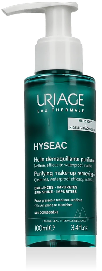 Uriage Hyséac Purifying Oil valomasis aliejus riebiai ir dėmėtai veido odai, 100 ml