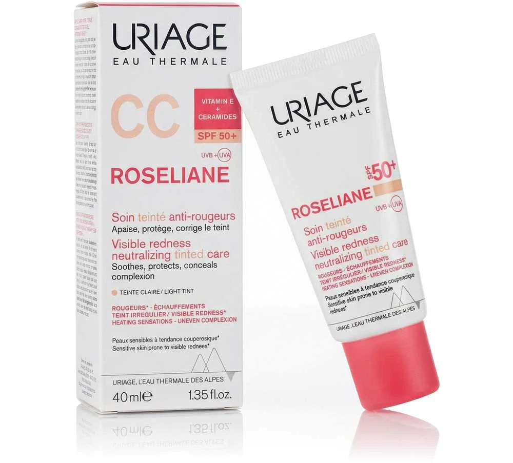 URIAGE_Roseliane CC kremas jautriai odai SPF50 40ml