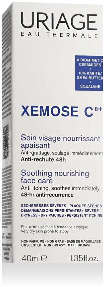 "Uriage Xémose" veido kremas sausai odai 40ml