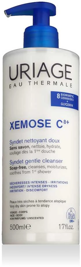 "Uriage Xémose Syndet Švelnus prausiklis" 500ml