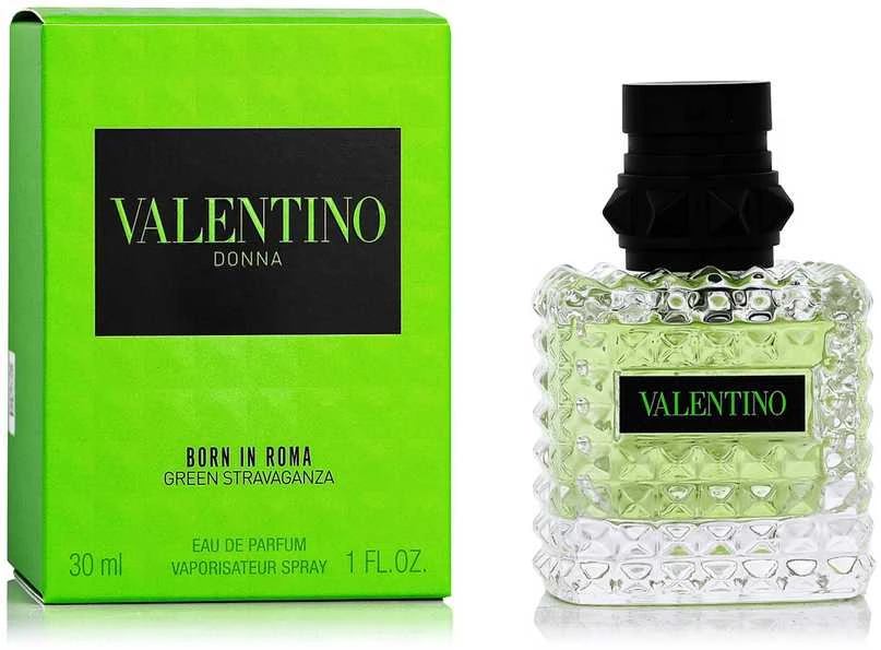 Valentino Donna Born In Roma Žalias Stravaganza EDT tualetinis vanduo moterims, 30 ml