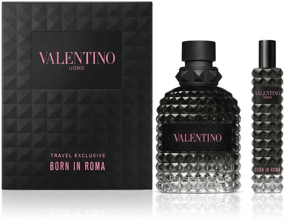 Set Valentino: Born In Roma Eau De Toilette For Men, 100 ml + Born In Roma Eau De Toilette For Men, 10 ml