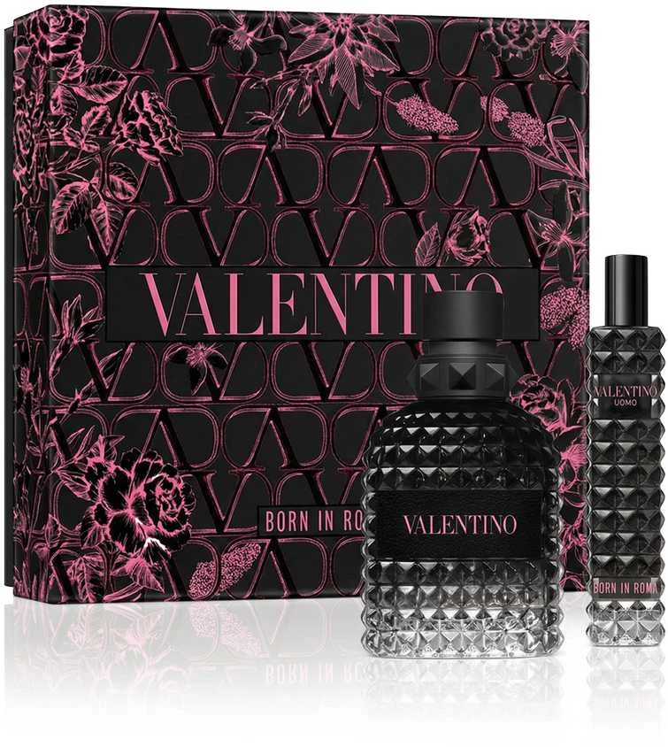 Set Valentino: Born In Roma Eau De Toilette For Men, 100 ml + Born In Roma Eau De Toilette For Men, 10 ml