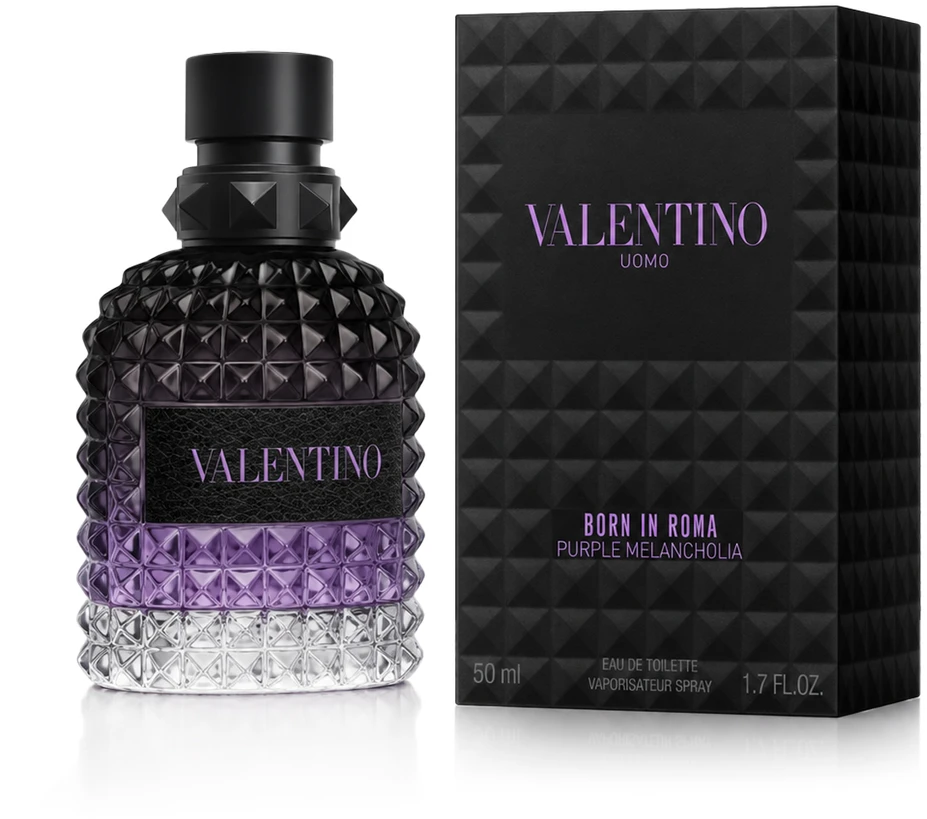 Valentino Uomo Born In Roma Violetinė Melancholia EDT tualetinis vanduo vyrams, 50 ml
