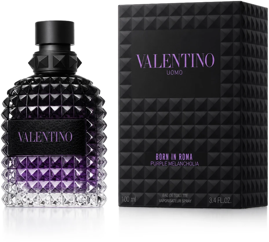 Valentino Born In Roma Violetinė Melancholia EDT tualetinis vanduo vyrams, 100 ml