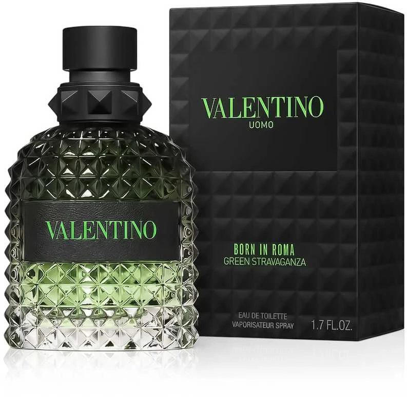 Kvepalai vyrams Valentino Uomo Born In Roma Green Stravaganza EDT, 50 ml