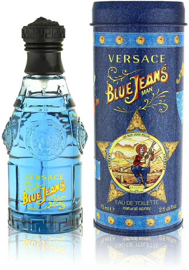 Kvepalai vyrams Versace Blue Jeans EDT, 75 ml