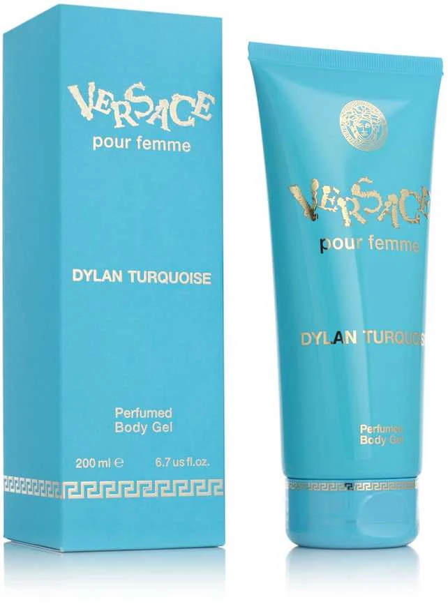 Versace Dylan Turquoise Pour Femme Body Gel kvapusis kūno gelis, 200 ml