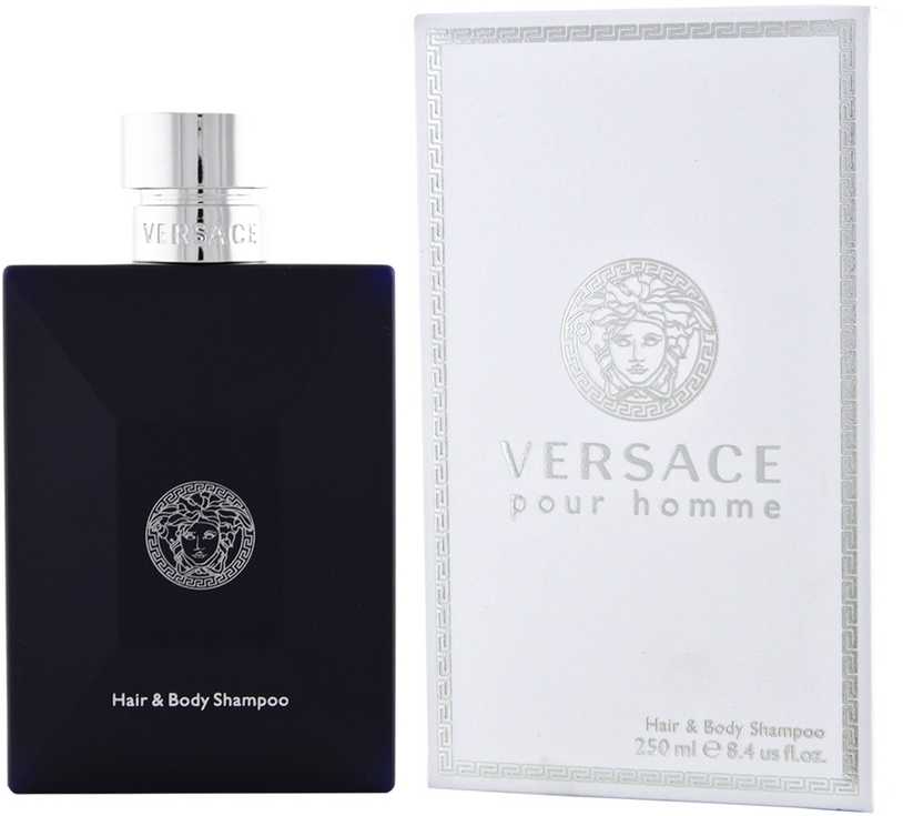 Versace Pour Homme plaukų ir kūno šampūnas 250ml