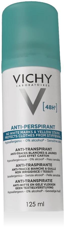 Vichy No Trace Anti-Perspirant Moteriškas dezodorantas, 125 ml