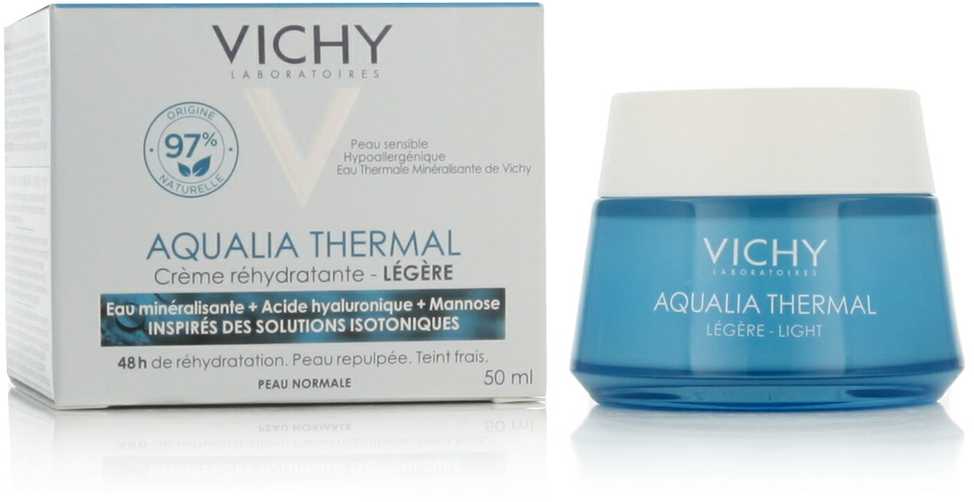 Vichy Aqualia Thermal Moisturizing Light Kreminis drėkinamasis veido kremas sausai odai 50ml