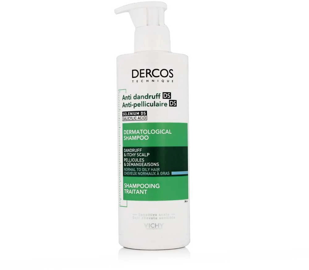 Vichy Dercos Anti-dandruff Shampoo Šampūnas nuo pleiskanų normaliems ir riebiems plaukams, 390 ml