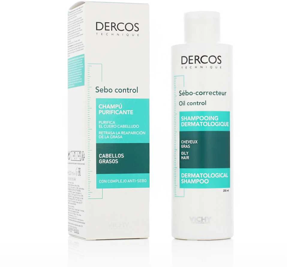 "Vichy Dercos Sebum Control" šampūnas 200ml