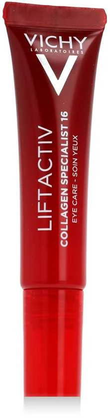 Vichy Liftactiv Collagen Specialist Eye Care senėjimo požymius mažinantis paakių kremas, 15 ml