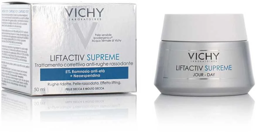 "Vichy Liftactiv Supreme" dieninis kremas sausai odai 50ml