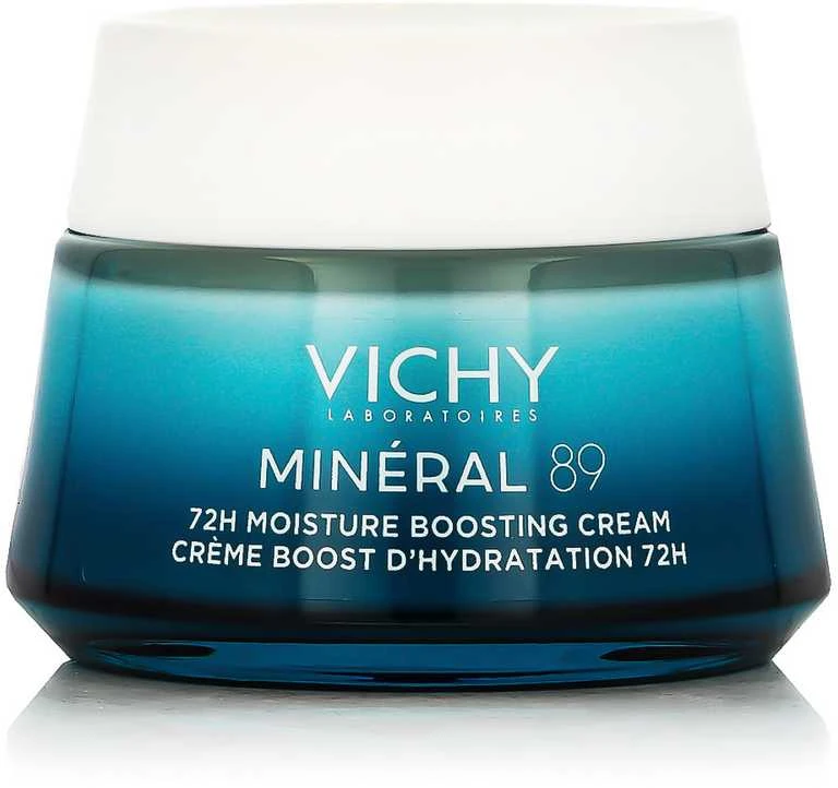 Vichy Minéral 89 72H Moisture Boosting Kreminis drėkinantis veido kremas visiems odos tipams, 50 ml