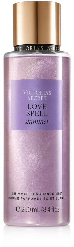 Victoria Secrets Victoria´s Secret Love Spell Shimmer Summer kvepalų purškiklis kūno dulksna, 250 ml