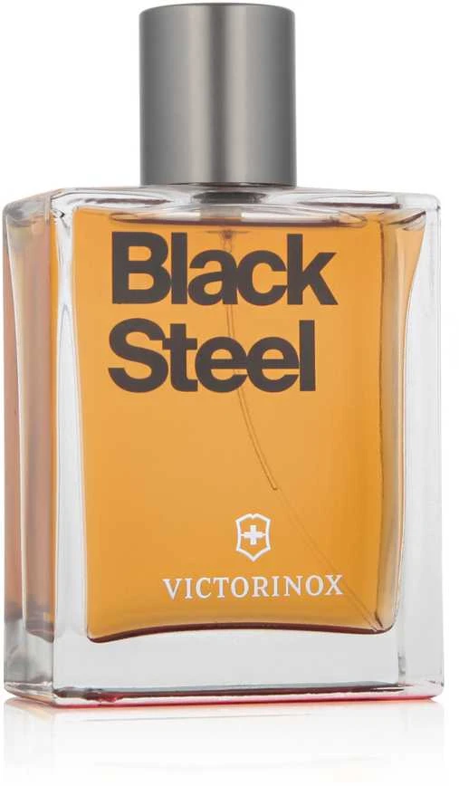 Victorinox Juodas Steel EDT tualetinis vanduo vyrams, 100 ml