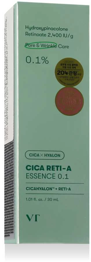 VT Cosmetics Cica Reti-A Essence 0.1 veido esencija su retinoliu, 30 ml