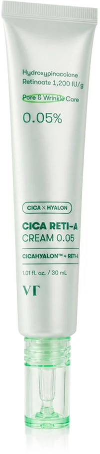 VT Cosmetic Cica Reti-A Cream 0,05 Intensyvaus poveikio veido kremas su retinoliu, 30 ml