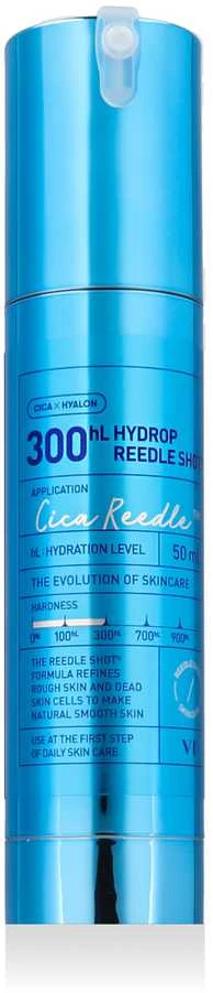 VT Cosmetics Hydrop Reedle Shot 300 hL aktyvaus poveikio drėkinamoji priemonė veidui, 50 ml