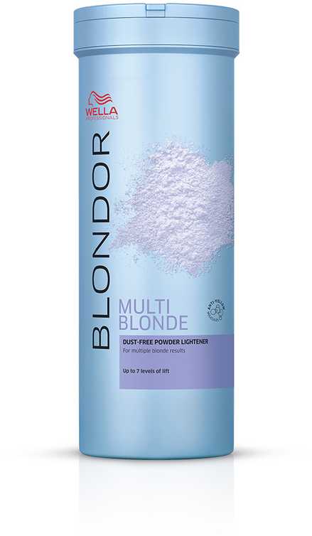 Wella Blondor Multi Skirtas šviesiems plaukams 7 Powder Lightener 400g
