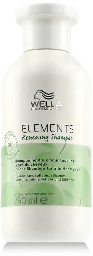 Atkuriamasis plaukų šampūnas Wella Elements Renewing Šampūnas 250ml