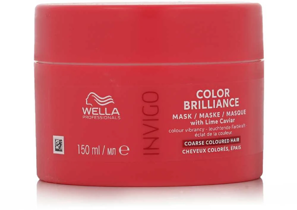 Kaukė šiurkštiems, dažytiems plaukams Wella Invigo Color Brilliance Coarse Mask 150ml