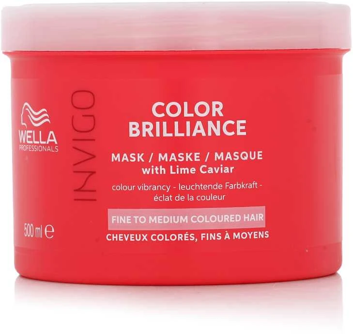 Wella Invigo Color Brilliance kaukė ploniems plaukams, 500 ml