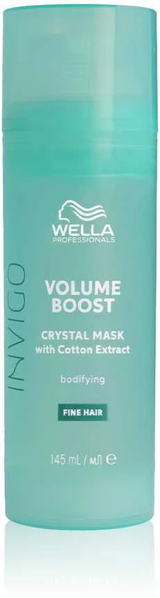 Apimties suteikianti plaukų kaukė Wella Invigo Volume Boost Crystal Mask 145ml