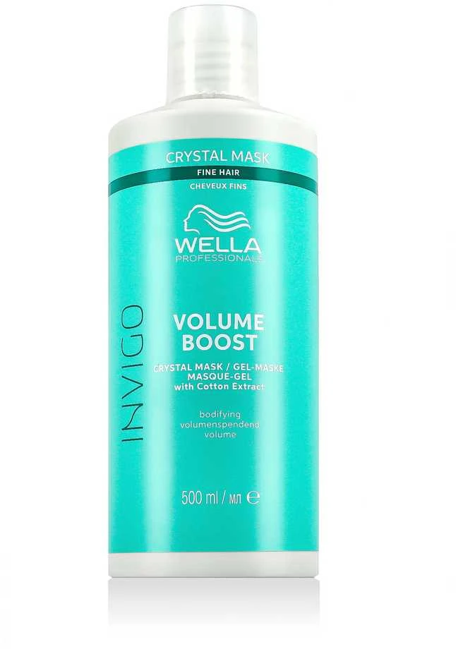 Apimties suteikianti plaukų kaukė Wella Invigo Volume Boost Crystal Mask 500ml