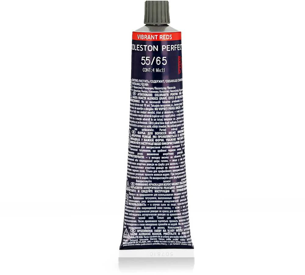 Wella Koleston Perfect Me+ Vibrant Reds plaukų dažai 60ml - 55/65