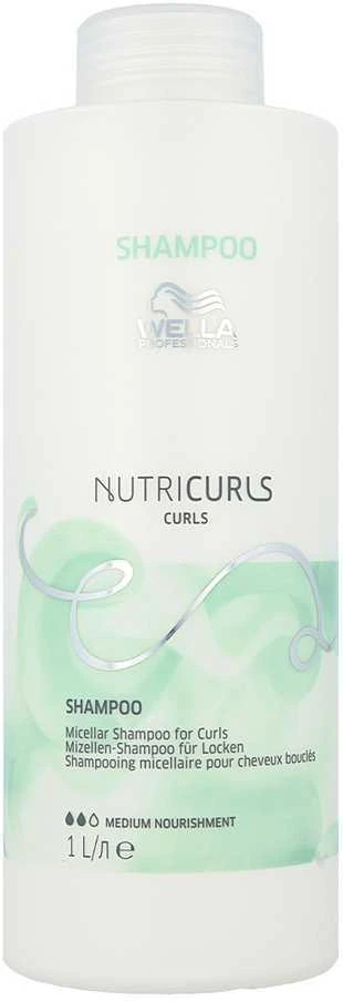 Wella Nutricurls Champú Micelar Cabello Con Rizos y Ondas, 1000 ml